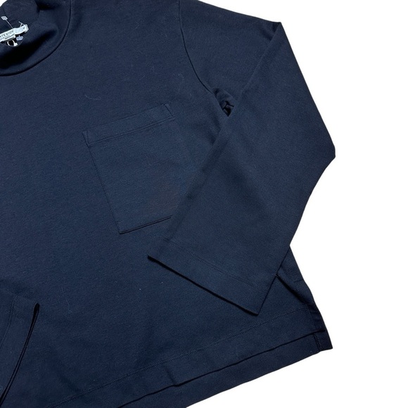 Stateside Anthropologie Black Mock Neck Long Sleeve Top Women’s US M - Picture 4 of 9